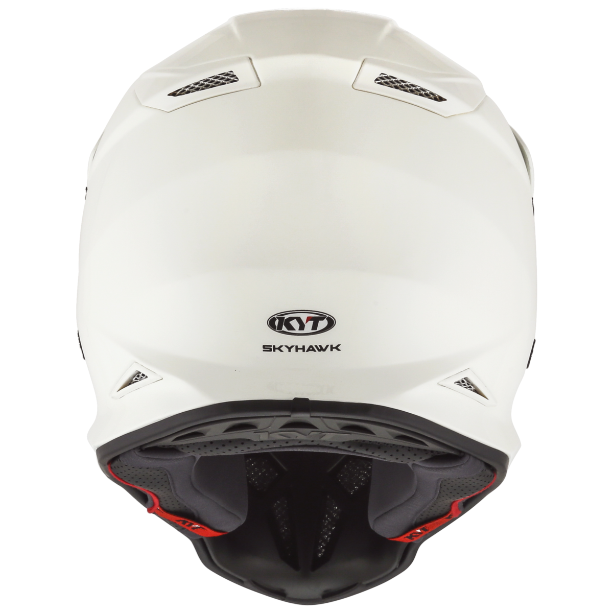Kask Motocyklowy KYT SKYHAWK połysk biały ECE/ONU 22-06