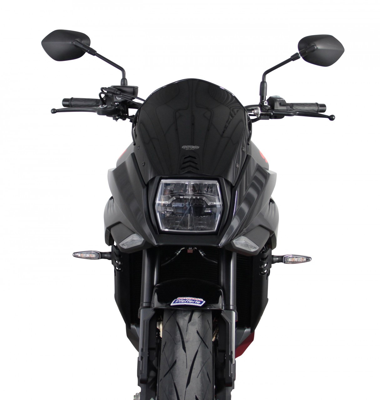 Szyba motocyklowa MRA SUZUKI GSX-S 1000 S KATANA 2019-, forma S, czarna