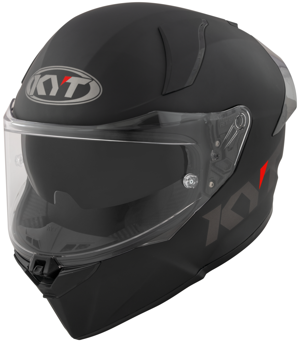 Kask Motocyklowy KYT R2R połysk matowy czarny ECE/ONU 22-06