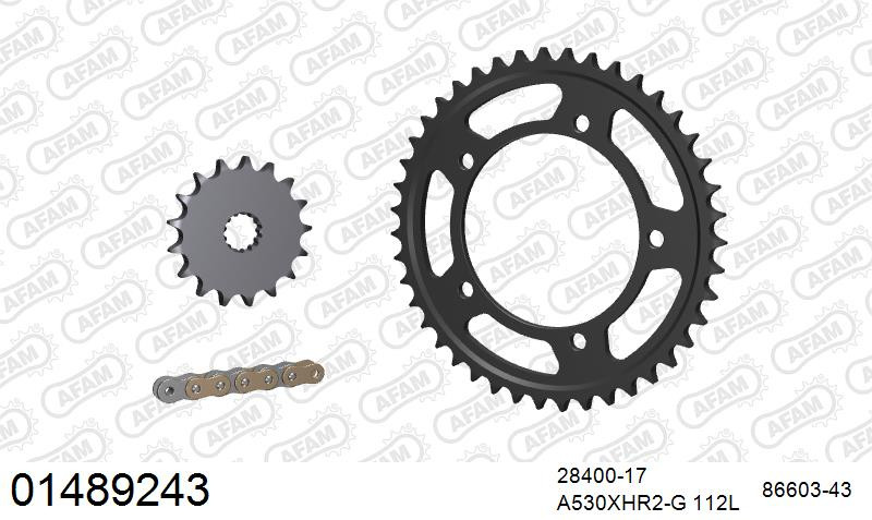 Zestaw napędowy AFAM do SUZUKI GSX-R 1000 K7,K8