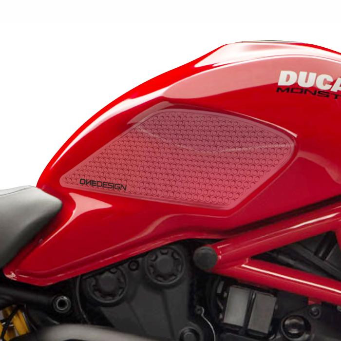 ONEDESIGN Grip Boczny HDR MONSTER: 797 17-19 / 821 14-20 / 1200 14-20 / 1200 14-21 DUCATI transparentny