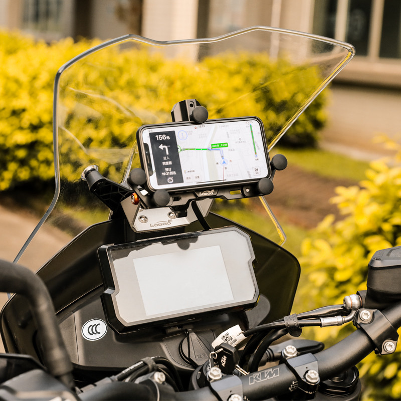 LOBOO Zestaw montażowy GPS do motocykli KTM 790 ADVENTURE (2024-) KTM 890 ADVENTURE (2024-) belka 12mm