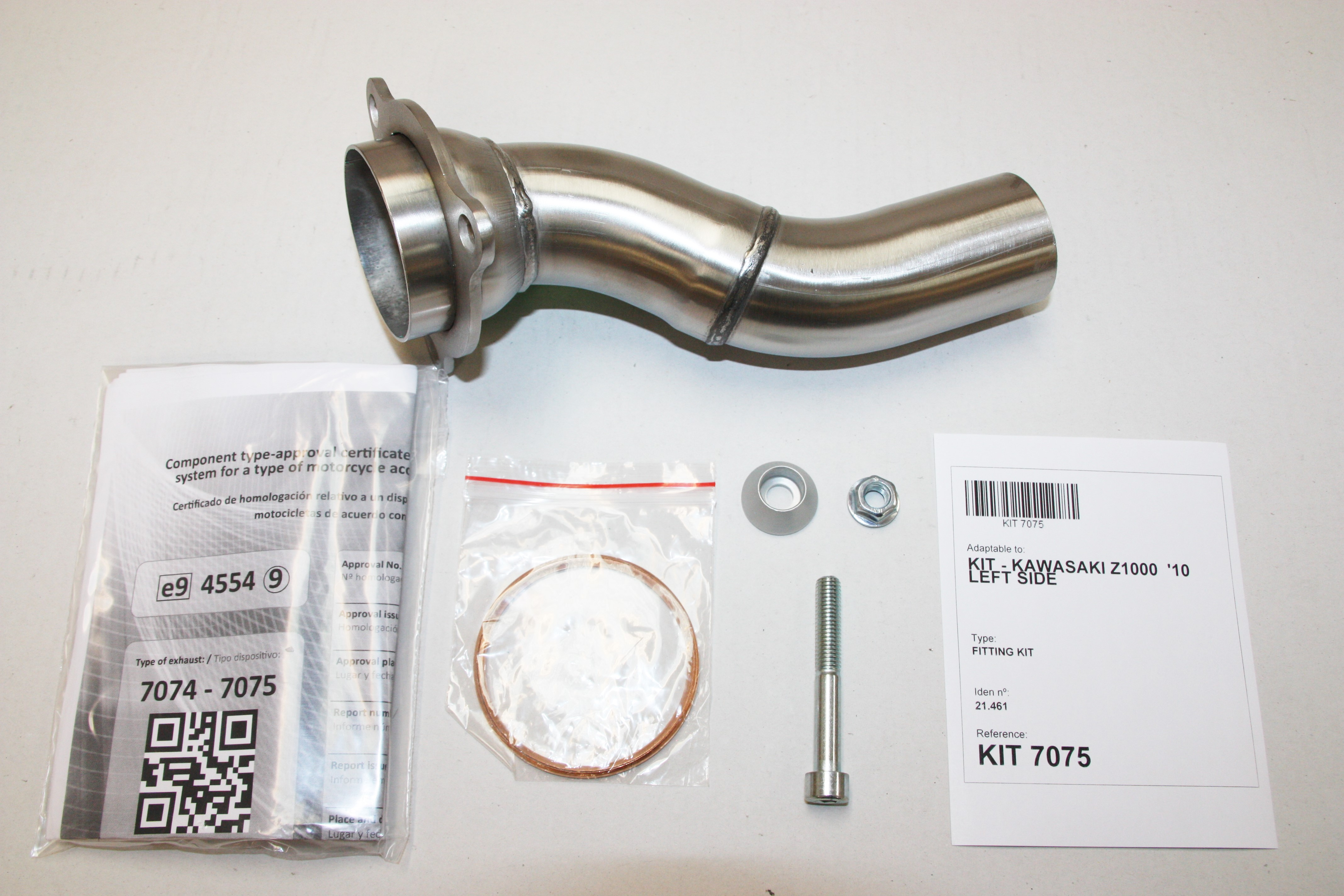 Tłumik IXIL KAWASAKI Z 1000 - Z 1000 SX 10-20 (ZRT00D E F H - ZXT00G L W) typ SOVE (waga: 3000g, długość: 423 mm., materiał: Ino