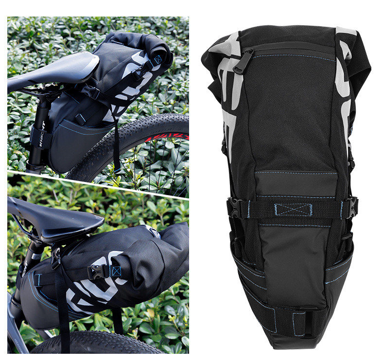 Sakwa rowerowa ROSWHEEL 10L montowana do sztycy pod siodełkiem ROXAR wodoodporna