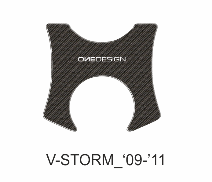 ONEDESIGN Naklejka na półkę kierownicy V-STORM 2009-2011