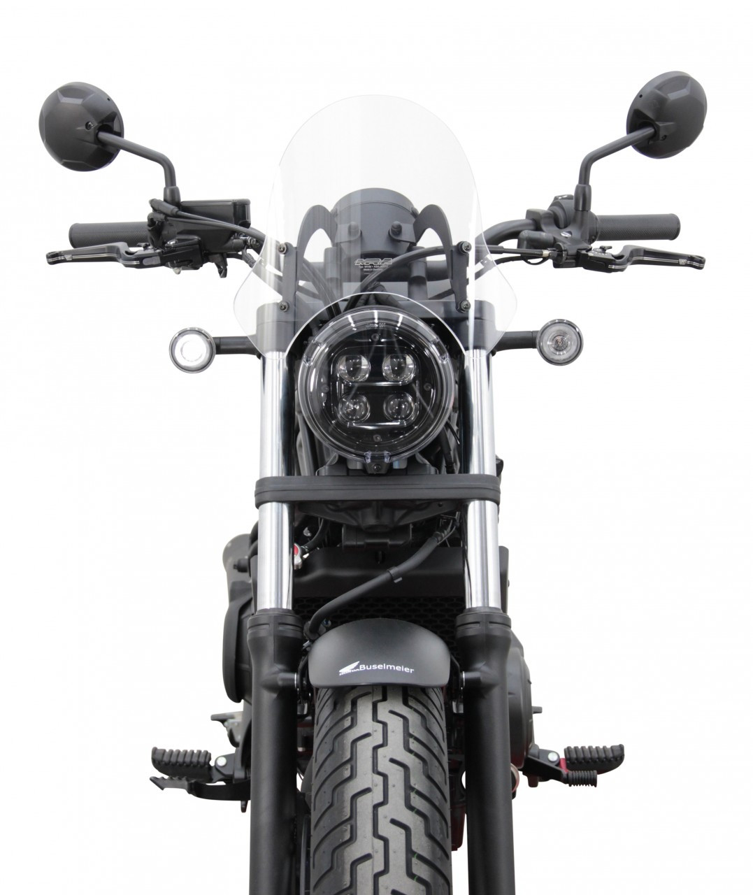 Szyba motocyklowa MRA HONDA CMX 500 REBEL 2020-, forma NSP, bezbarwna