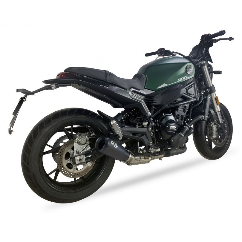 Tłumik IXIL BENELLI LEONCINO 800 (P37) typ RB (waga: 900g, długość: 230 mm., materiał: Inox AISI304, kolor: Black painted) SLIP
