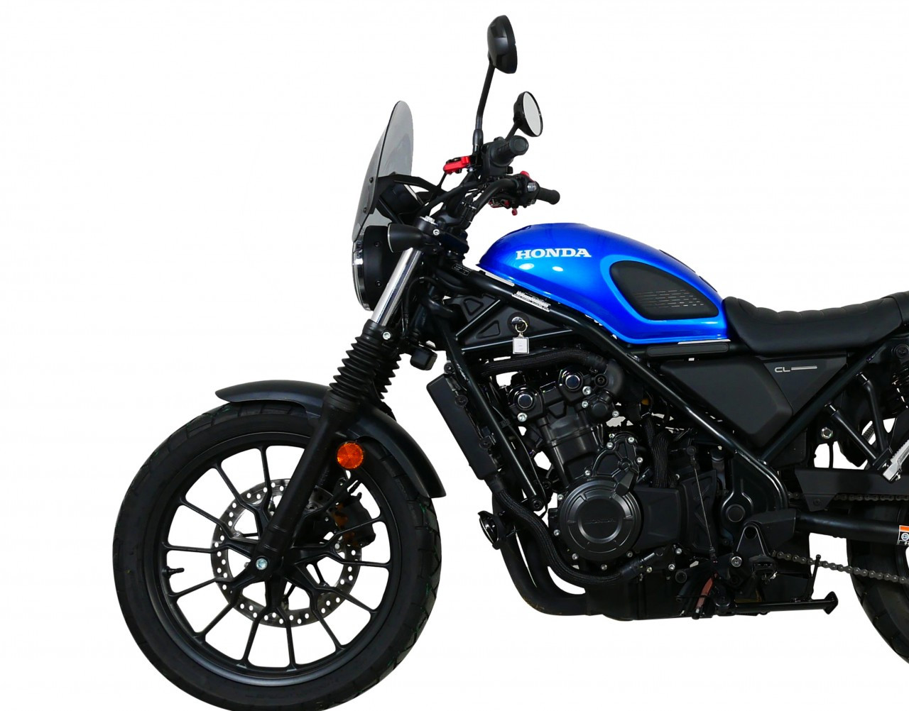 Szyba motocyklowa MRA HONDA CL 500 2023-, forma TN, przyciemniana