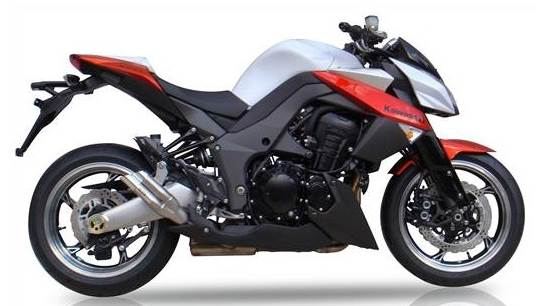 Tłumik prawy IXIL KAWASAKI Z 1000 - SX 10-20 (ZRT00D E F H - ZXT00G L W) typ L2X (waga: 3000g, długość: 242 mm.)