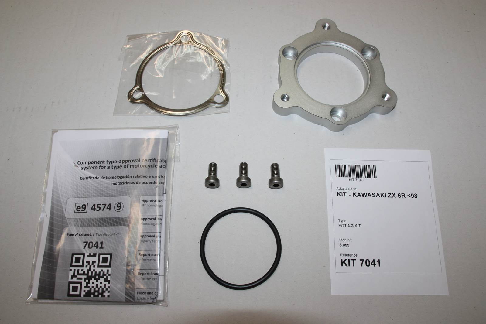 Tłumik IXIL KAWASAKI ZX-6 R NINJA 94-97 (ZX600F) typ SOVE (waga: 3000g, długość: 423 mm., materiał: Inox AISI304, kolor: Black p