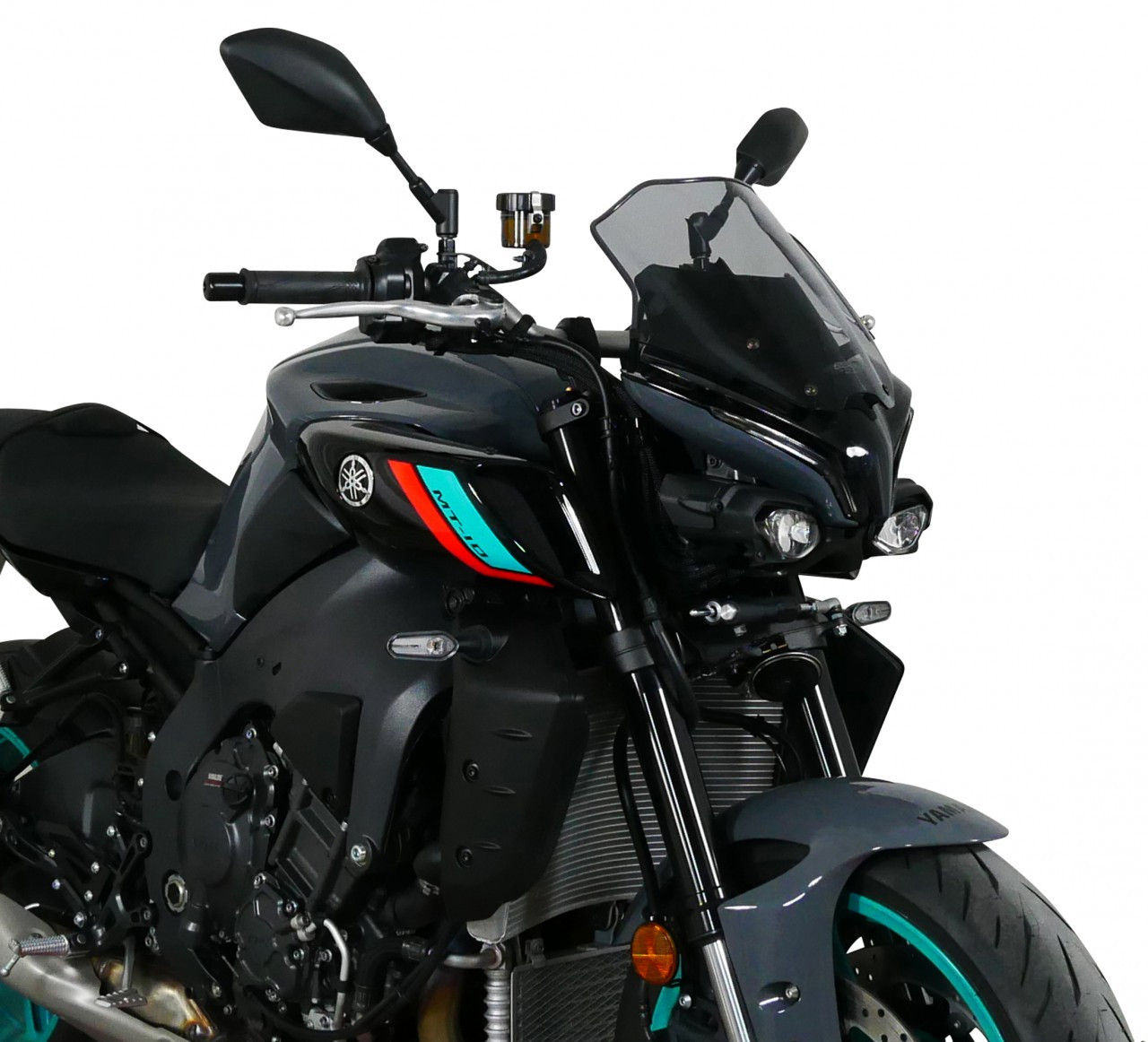 Szyba motocyklowa MRA YAMAHA MT-10 2022-, forma NRM, przyciemniana