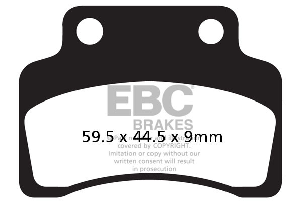 EBC Brakes Klocki hamulcowe EBC SFAC235 skuterowe karbonowe (kpl. na 1 tarcze)