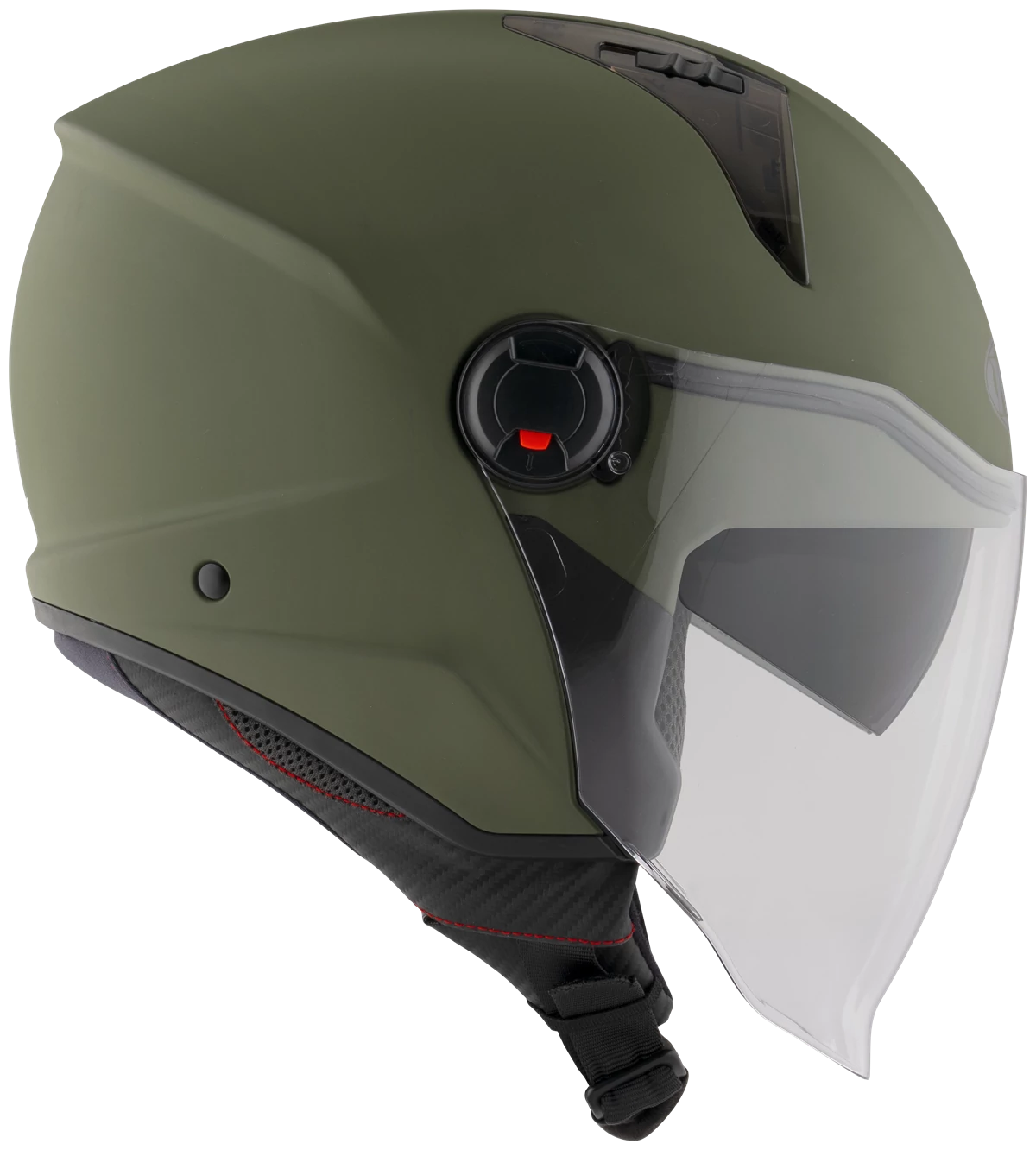 Kask motocyklowy KYT D-CITY CIEMNY ZIEOLNY MATT E06