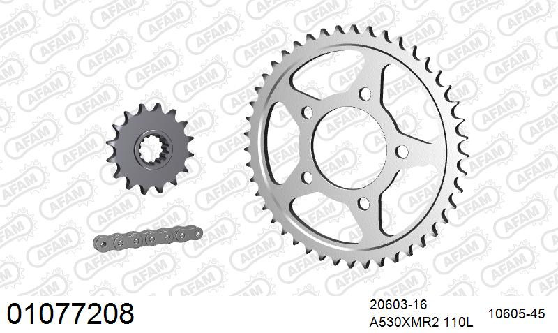 Zestaw napędowy AFAM do HONDA VFR 750 F J,K