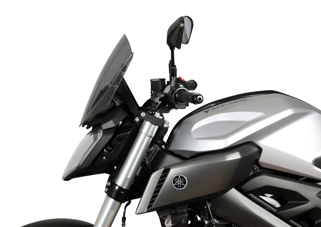 Szyba motocyklowa MRA YAMAHA MT-125 RE 11 2015-2019, forma NRM, czarna