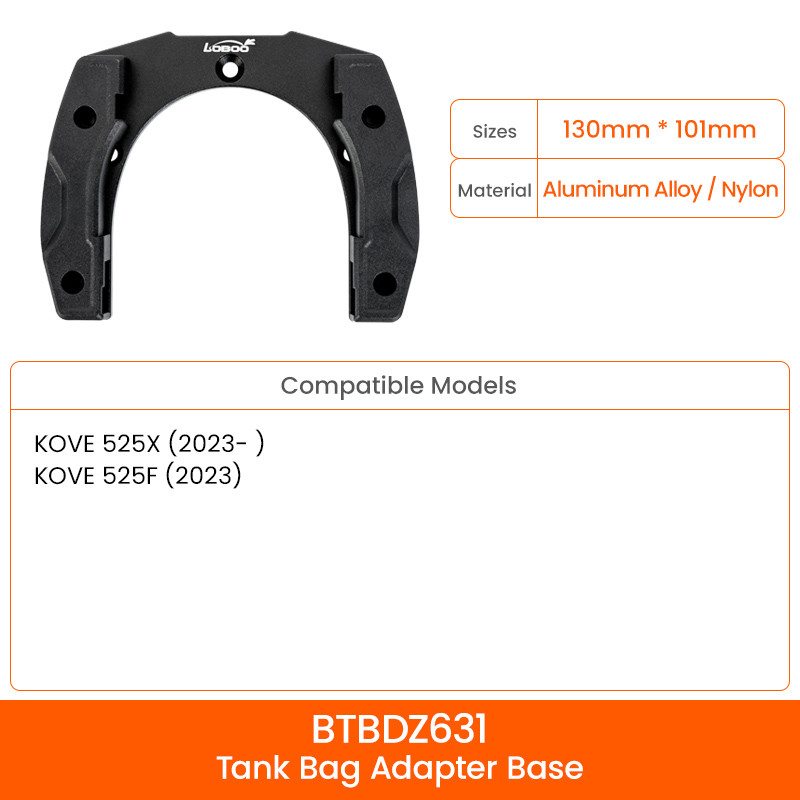 LOBOO Magnetyczny uchwyt do Tank Bag Easy, do KOVE 525X(2023-), KOVE 525F(2023)