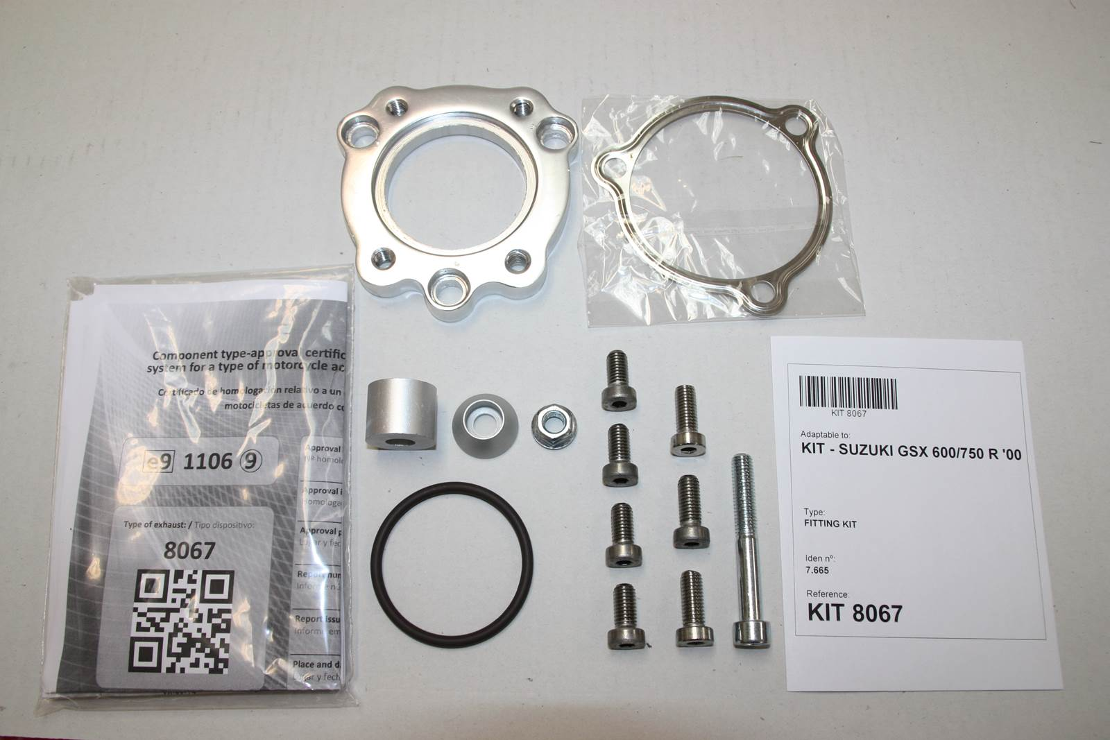 Tłumik IXIL SUZUKI GSX 750 R 00-05 (BD) typ SOVE (waga: 3000g, długość: 423 mm., materiał: Inox AISI304, kolor: Black painted) S