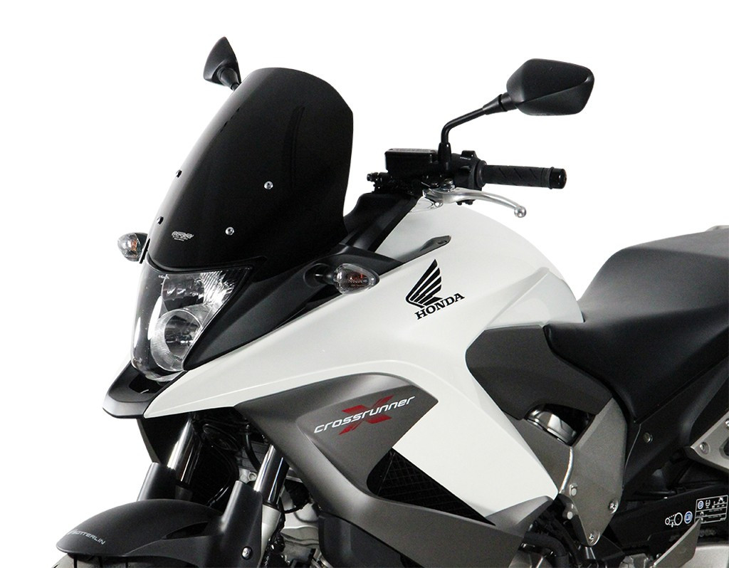 Szyba motocyklowa MRA HONDA VFR 800 X (CROSSRUNNER) RC 60 2011-2014, forma TM, czarna