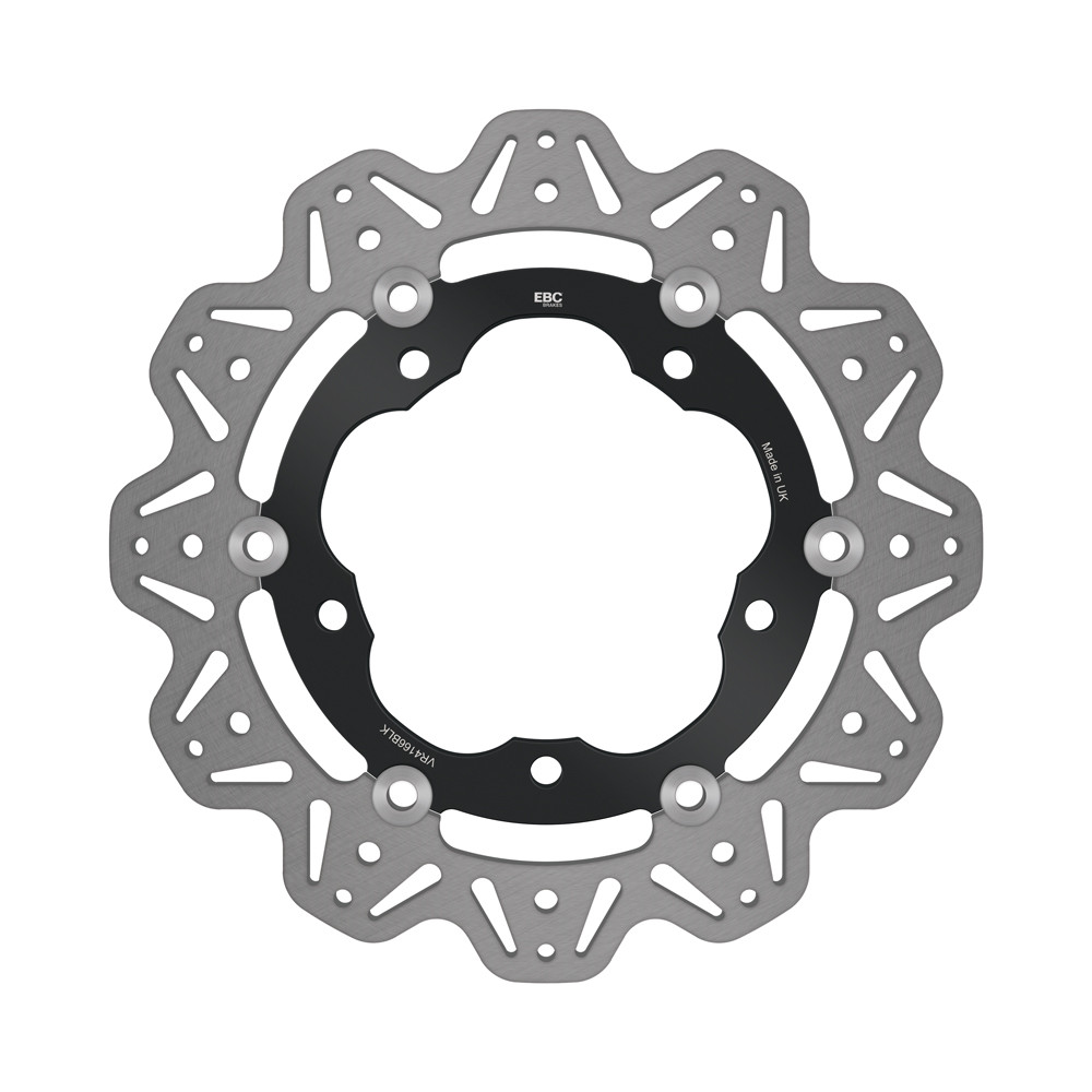 Tarcza hamulcowa motocyklowa EBC VR4166BLK VEE, czarna