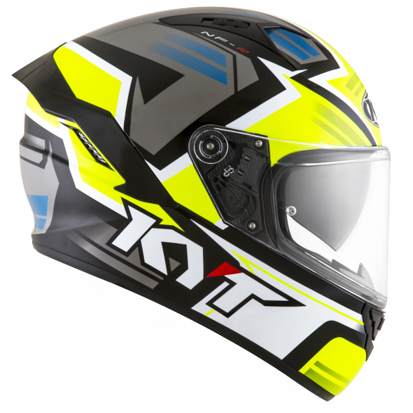 Kask Motocyklowy KYT NF-R ARTWORK żółty/szary