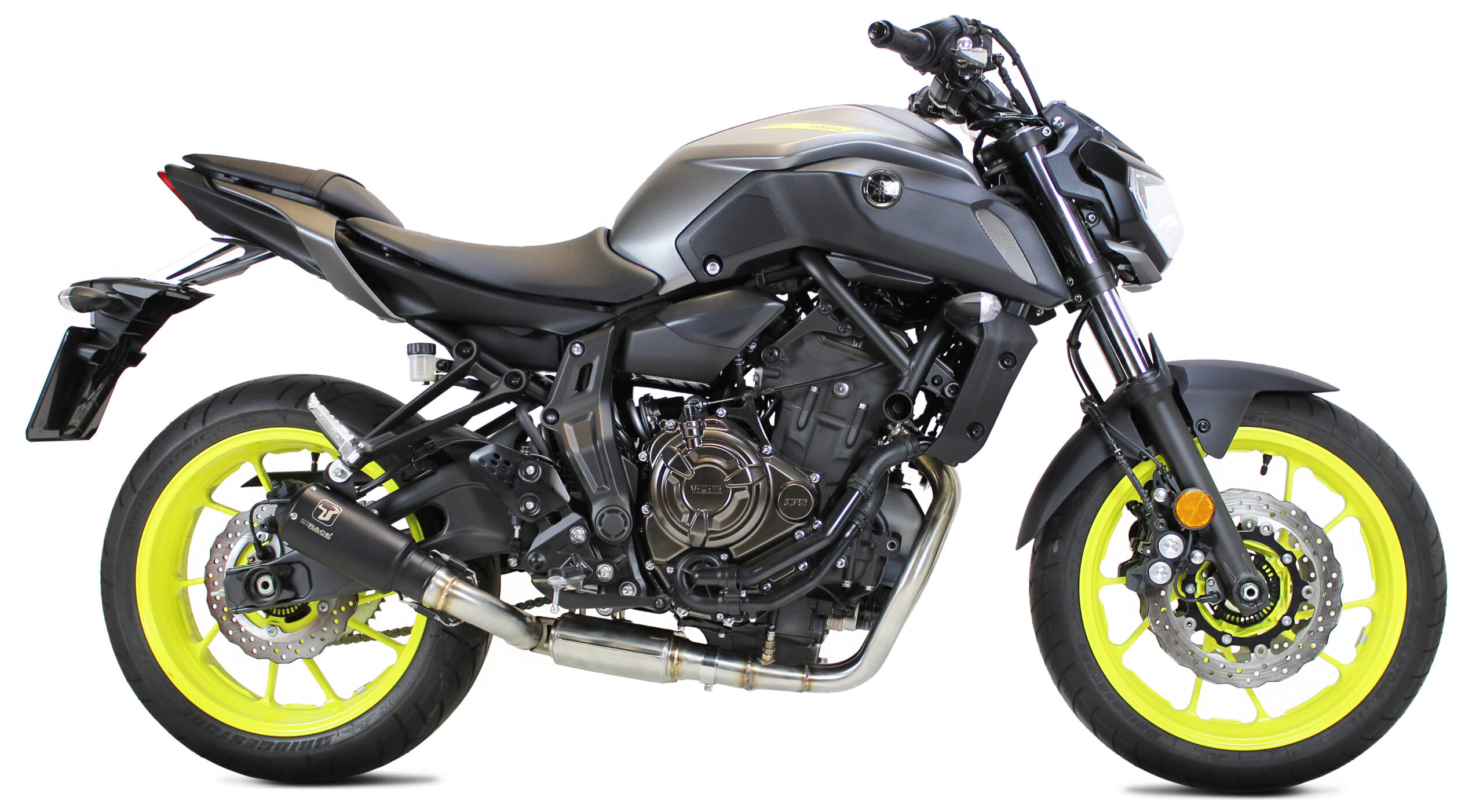Tłumik IXRACE YAMAHA MT-07 14-20 (RM04 RM17 RM18) FULL SYSTEM WITH CAT. typ MK2B MK2 SERIES BLACK (Homologacja)