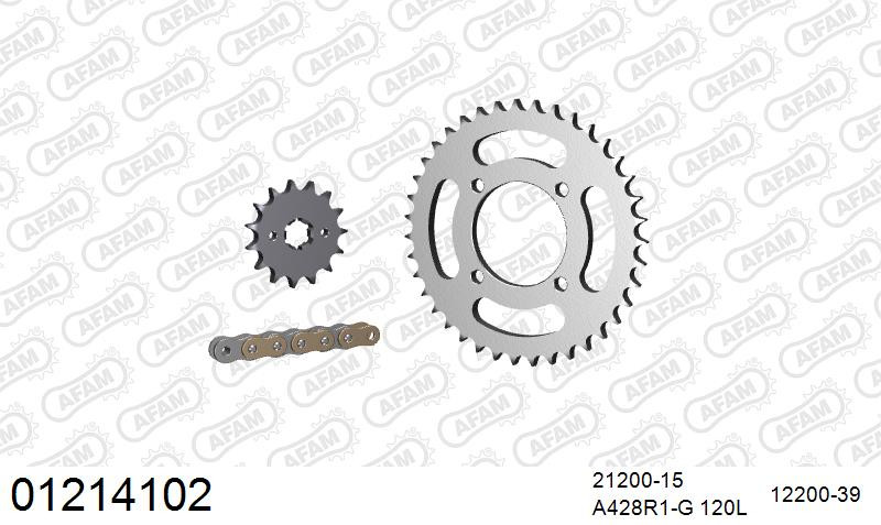 Zestaw napędowy AFAM do YAMAHA T 135 Spark