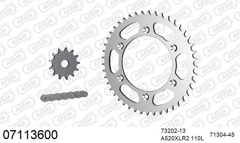 Zestaw napędowy AFAM do KTM LC2 125