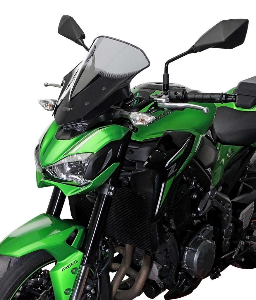 Szyba motocyklowa MRA KAWASAKI Z 900 ZR 900 B 2017-2019, forma NRN, czarna