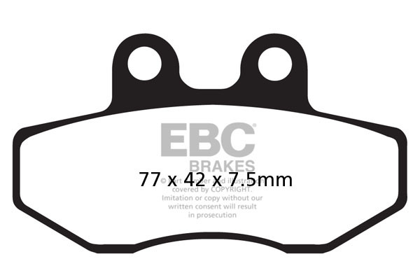 EBC Brakes Klocki hamulcowe EBC FA167 (kpl. na 1 tarcze)