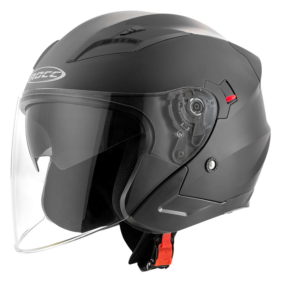 Kask motocyklowy ROCC 210 czarny mat