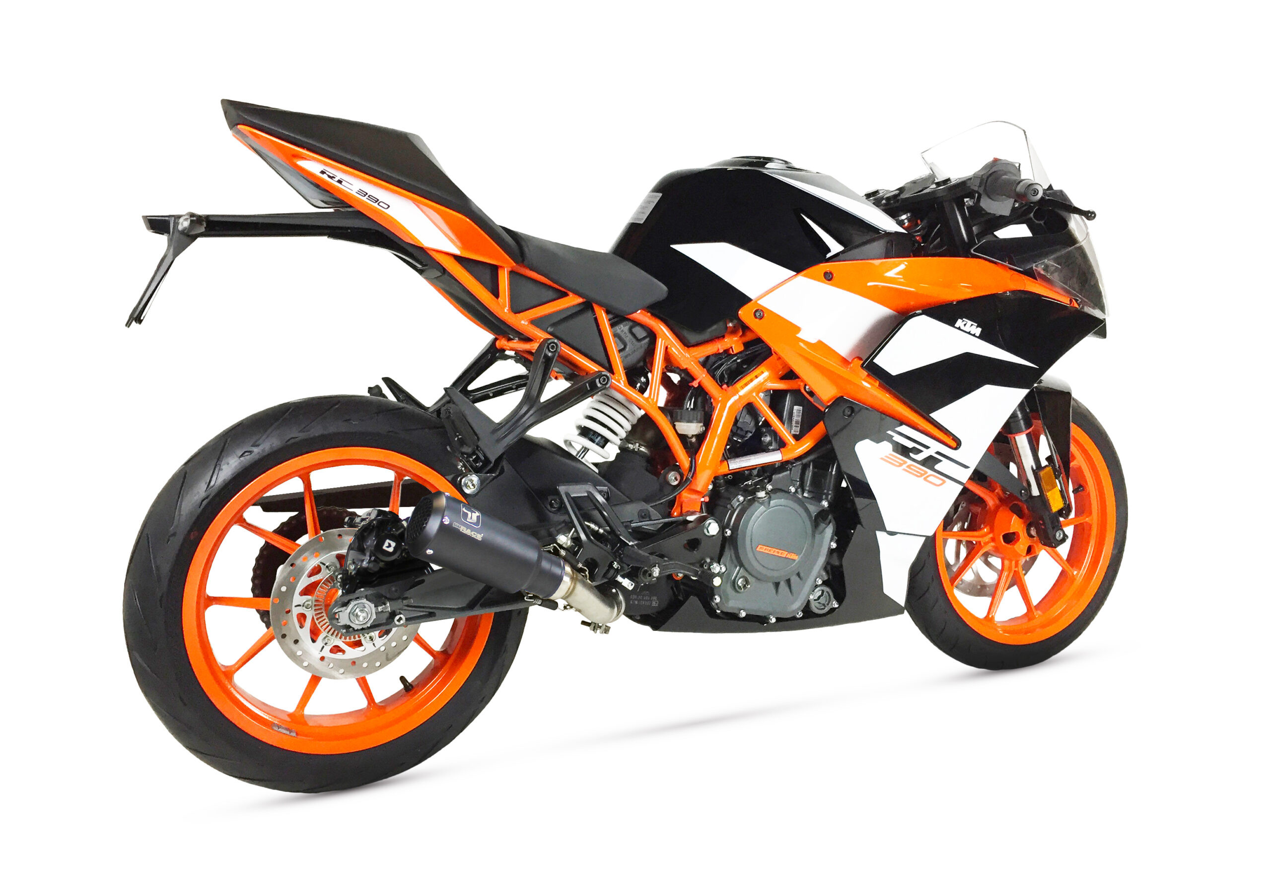 Tłumik IXRACE KTM RC 390 17-20 (KTM IS RC) typ MK2B MK2 SERIES BLACK (Homologacja)