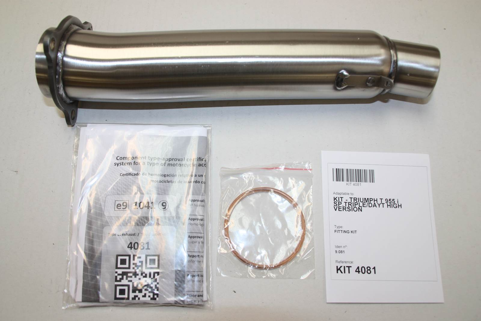 Tłumik IXIL TRIUMPH T 955 i SPEED TRIPLE - DAYTONA 98-01 (TE) typ SOVE (waga: 3000g, długość: 423 mm., materiał: Inox AISI304, k