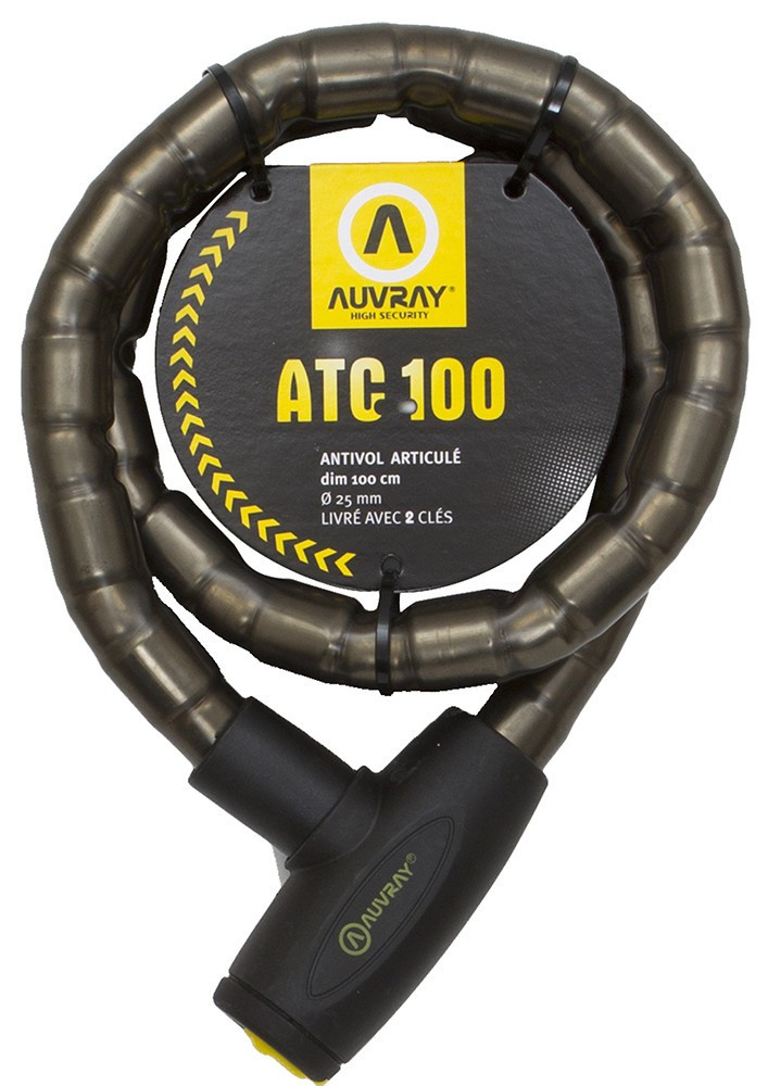 AUVRAY ATC100 linka zabezpieczająca z zamkiem - długość 100cm, średnica 25mm