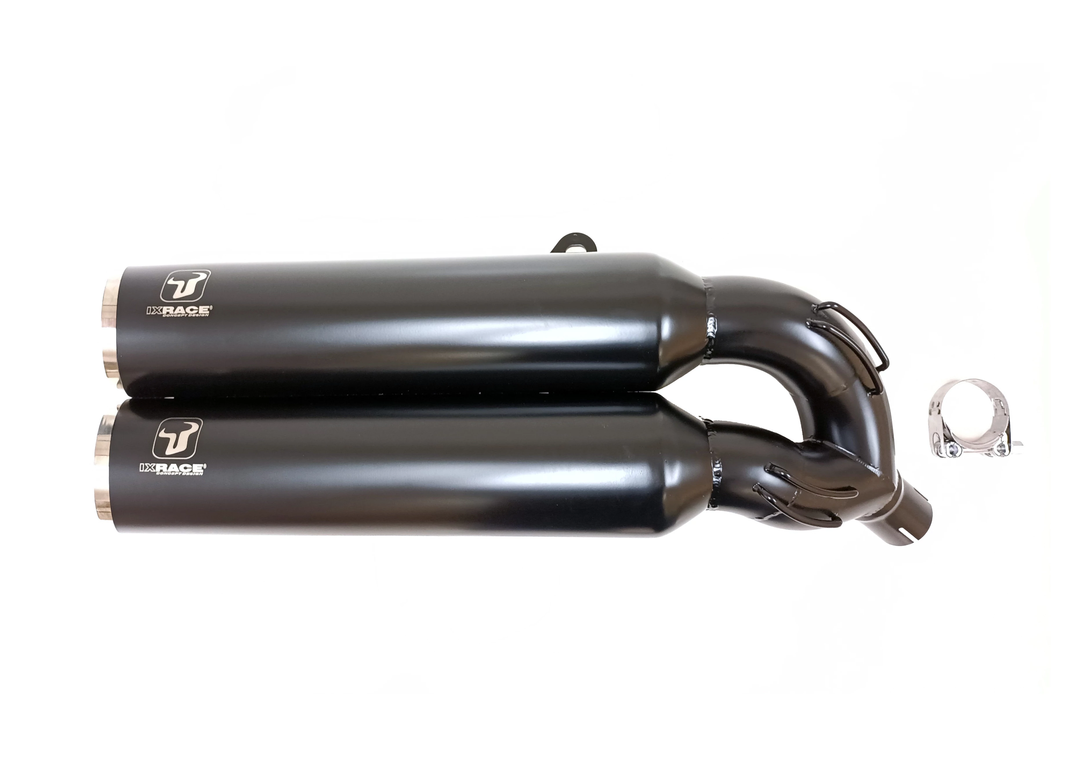 IXRACE Tłumik KAWASAKI ELIMINATOR 500 (EL450A) typ MKC MKC SERIES CUSTOM BLACK (Homologacja)