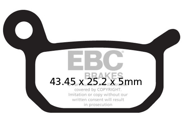 EBC Brakes Klocki hamulcowe EBC FA325R (kpl. na 1 tarcze) (odpowiednik PROX 37.106302)