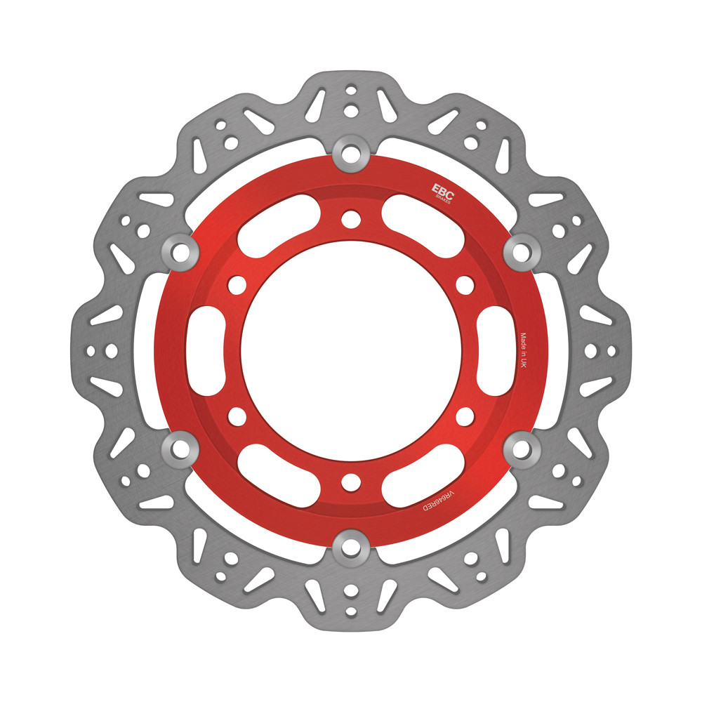 Tarcza hamulcowa motocyklowa EBC VR646RED VEE, czerwona
