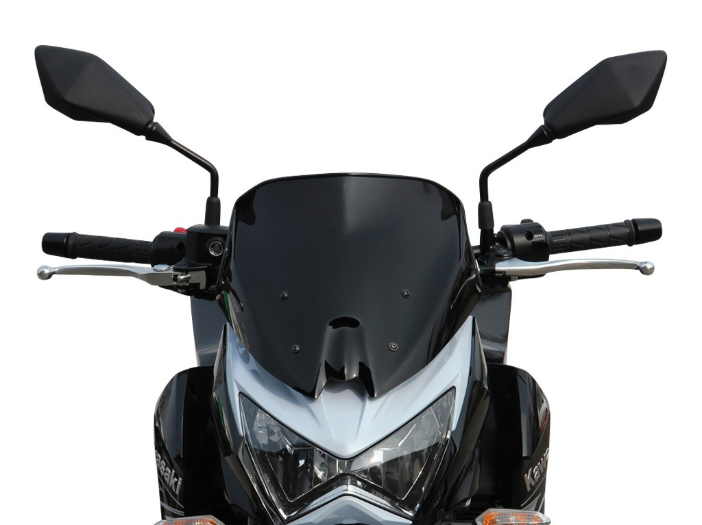 Szyba motocyklowa MRA KAWASAKI Z 800 ZR 800 A -, forma S, czarna