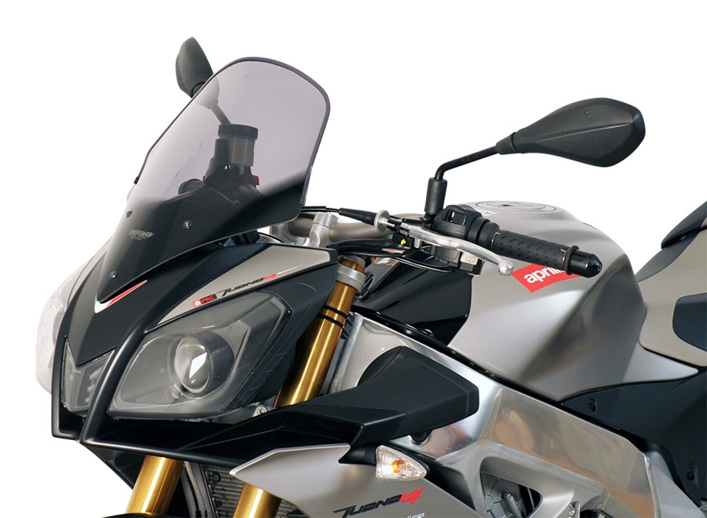 Szyba motocyklowa MRA APRILIA TUONO V4R RK/TY 2011-2014, forma TM, bezbarwna