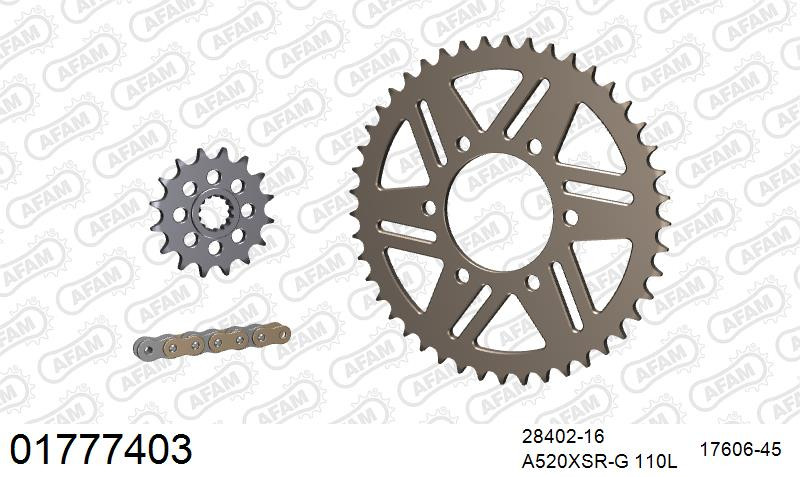 Zestaw napędowy AFAM do KAWASAKI ZXR 750 J1,J2