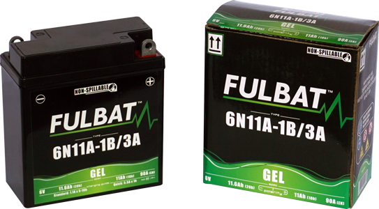 Akumulator FULBAT FUL GEL - 6N11A-1B / 6N11A-3A (Żelowy, bezobsługowy)