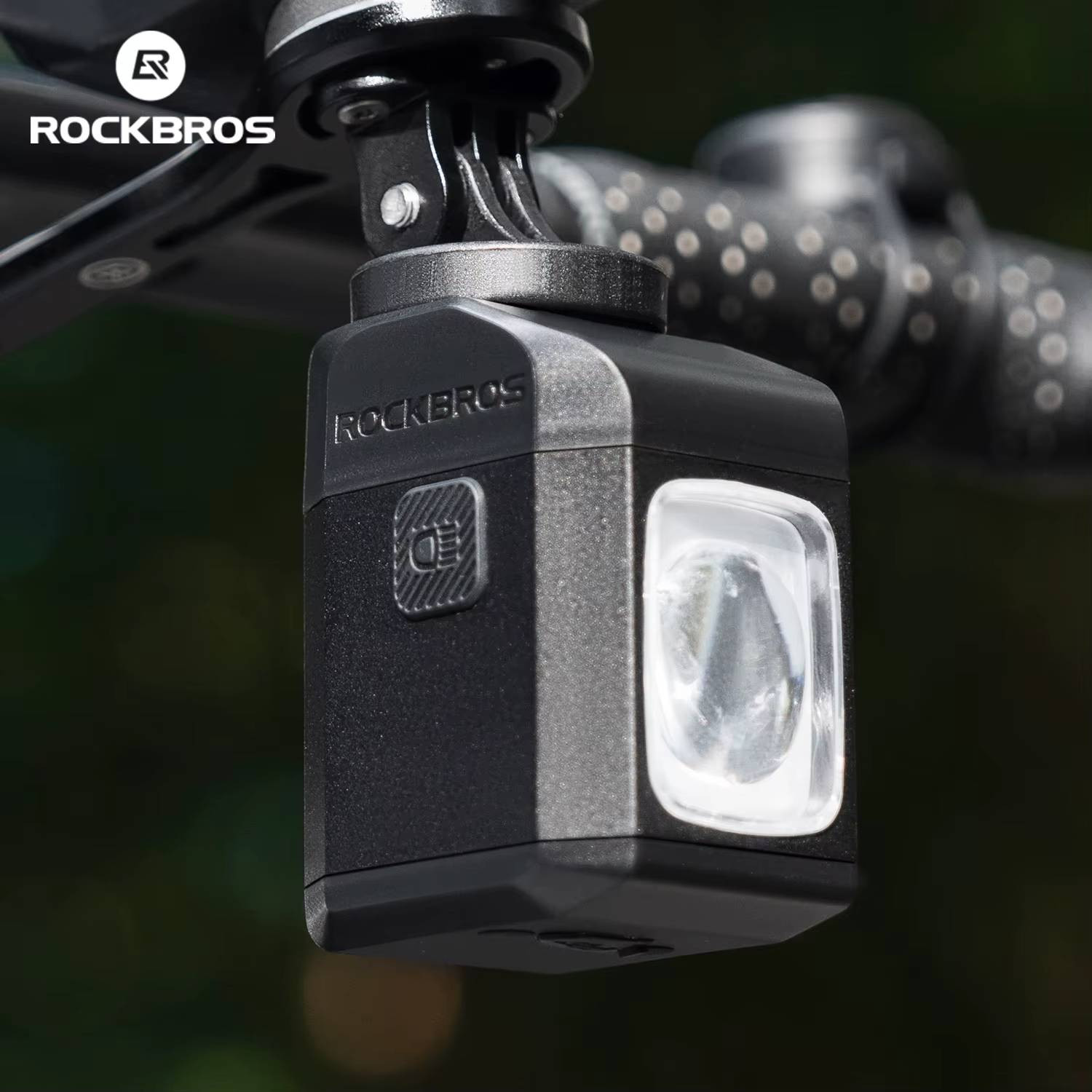 Lampka rowerowa przednia M8 1600LM z pilotem i wyświetlaczem (2410009) ROCKBROS