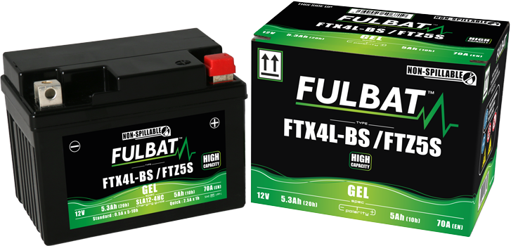 Akumulator FULBAT FUL GEL - FTX4L-BS / FTZ5S / YTX4L-BS / YTZ5S (Żelowy, bezobsługowy)