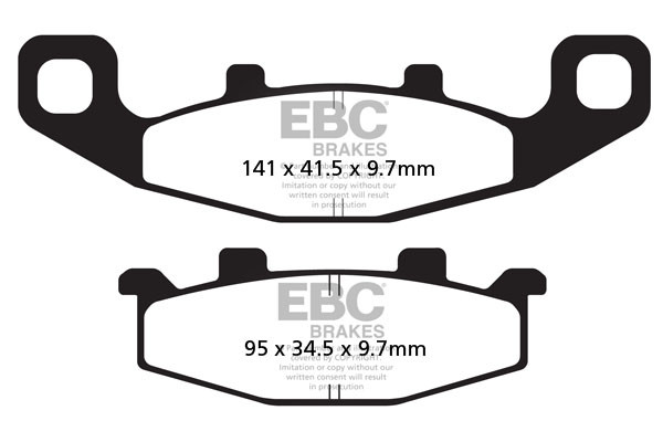 EBC Brakes Klocki hamulcowe EBC FA129V V-PAD (kpl. na 1 tarcze)