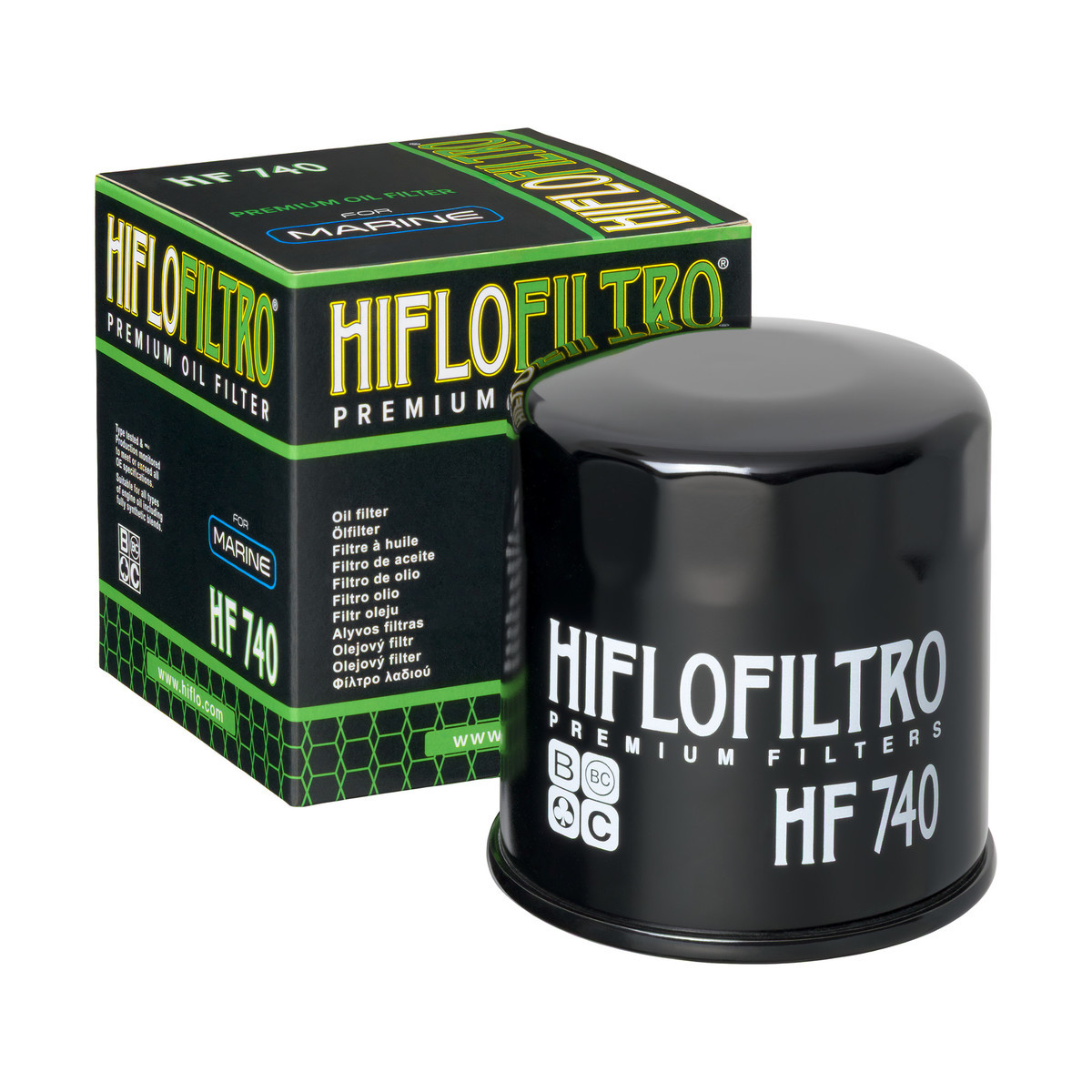 FILTR OLEJU HIFLO HF740 YAMAHA MARINE