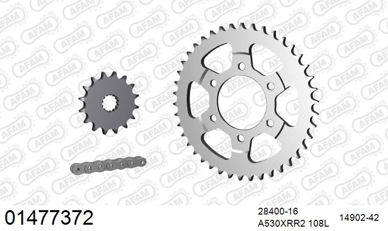 Zestaw napędowy AFAM do SUZUKI GSX-R 750 R SP N,P,R,S