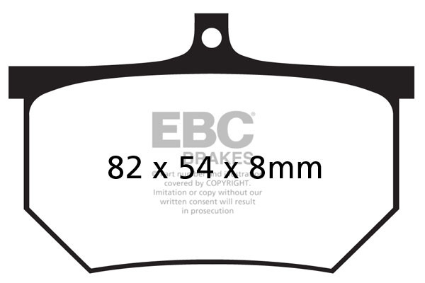 EBC Brakes Klocki hamulcowe EBC FA107A (kpl. na 1 tarcze)