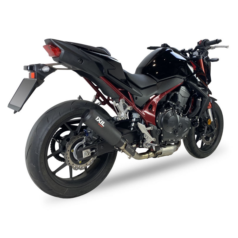 Tłumik IXIL HONDA CB 750 HORNET 2023 (RH12) typ RCR (waga: 1280g, długość: 320 mm., materiał: Carbon fiber, kolor: Black painted