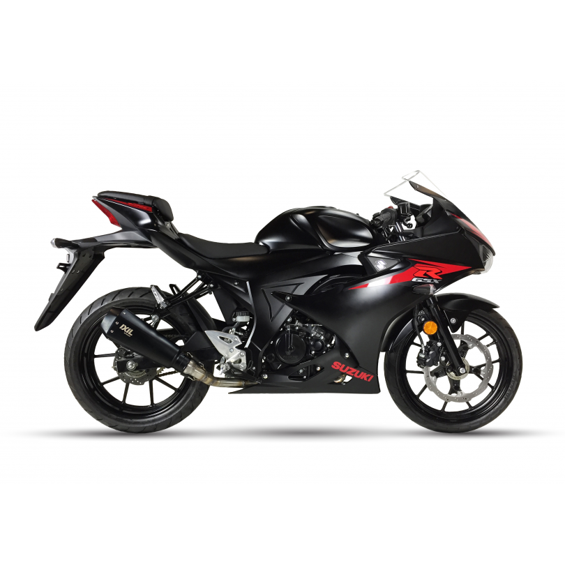 Tłumik IXIL SUZUKI GSX-R 125 17-20 (WDL0) typ RB (waga: 900g, długość: 230 mm., materiał: Inox AISI304, kolor: Black painted) FU