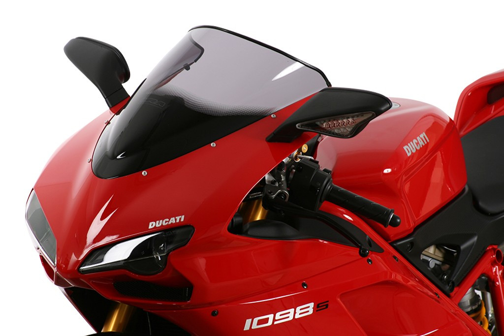 Szyba motocyklowa MRA DUCATI 848 H6/H7 -, forma R, bezbarwna