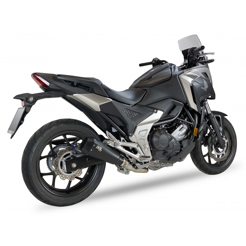 Tłumik IXIL HONDA NC 750 X 21-23 (RH09) typ RB (waga: 900g, długość: 230 mm., materiał: Inox AISI304, kolor: Black painted) SLIP